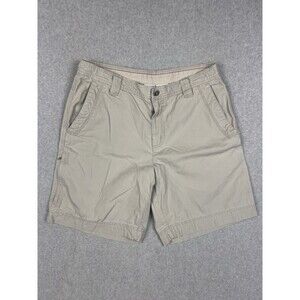 Columbia Omni Shield Mens Khaki Shorts Size 34X9” Fishing & Outdoors Beige